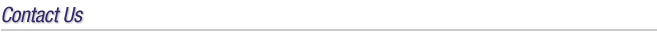 Contact Us